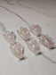 Aura Rose Quartz Angel Carving