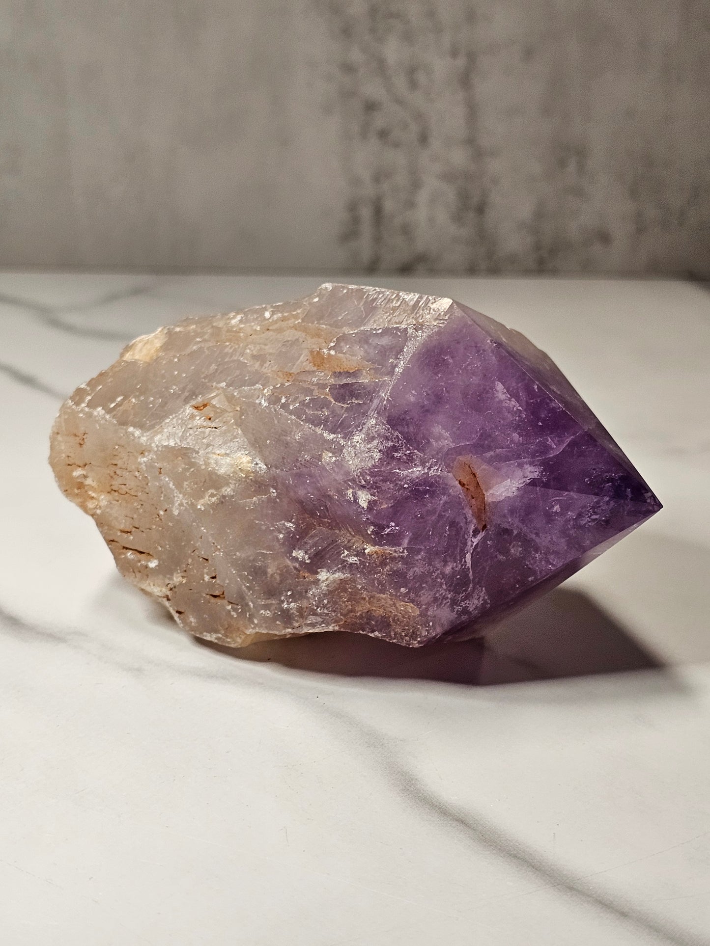 Amethyst Top Polished Point