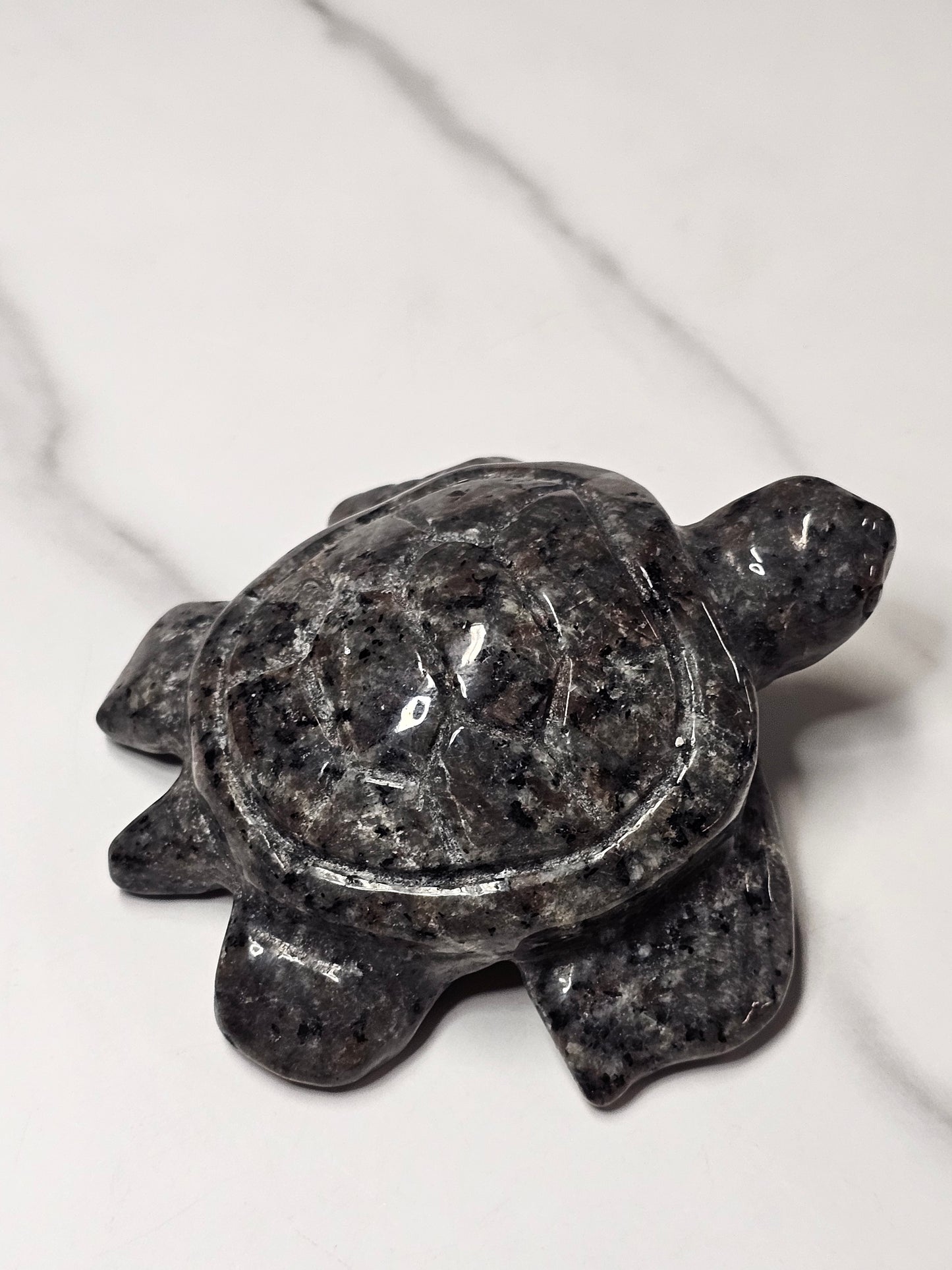 Yooperlite Sea Turtle Carving