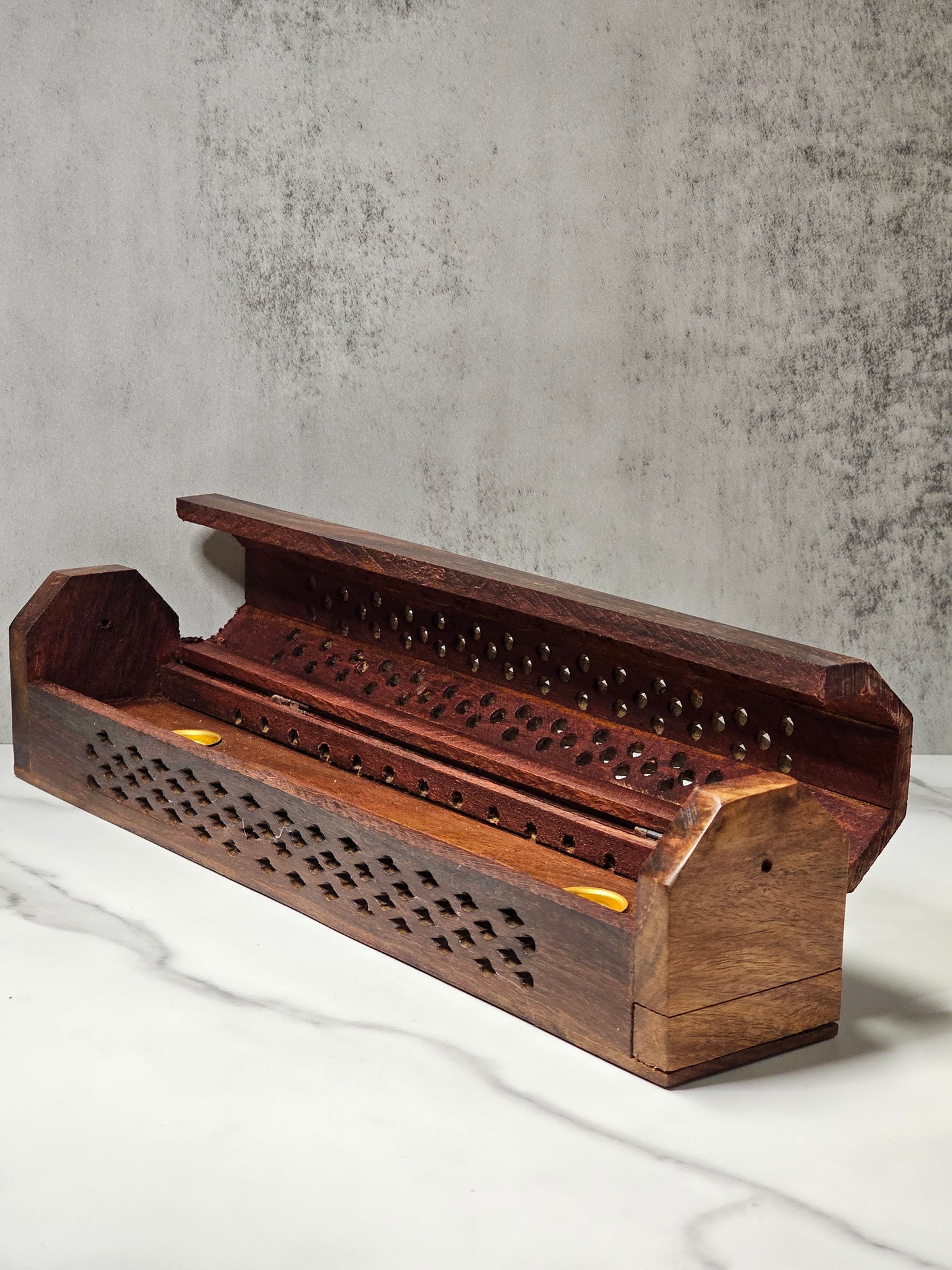 Wooden Incense Burner Box