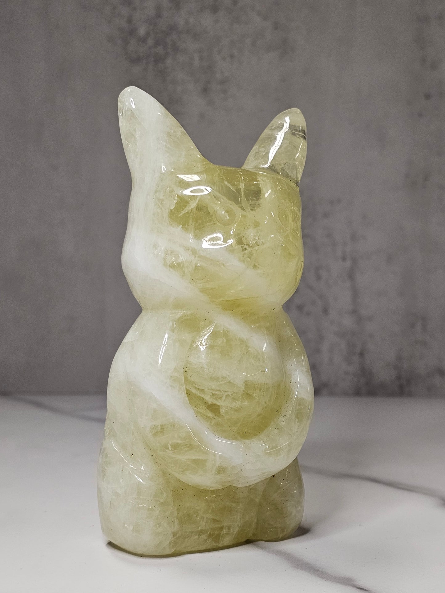 Citrine Pikachu Carving