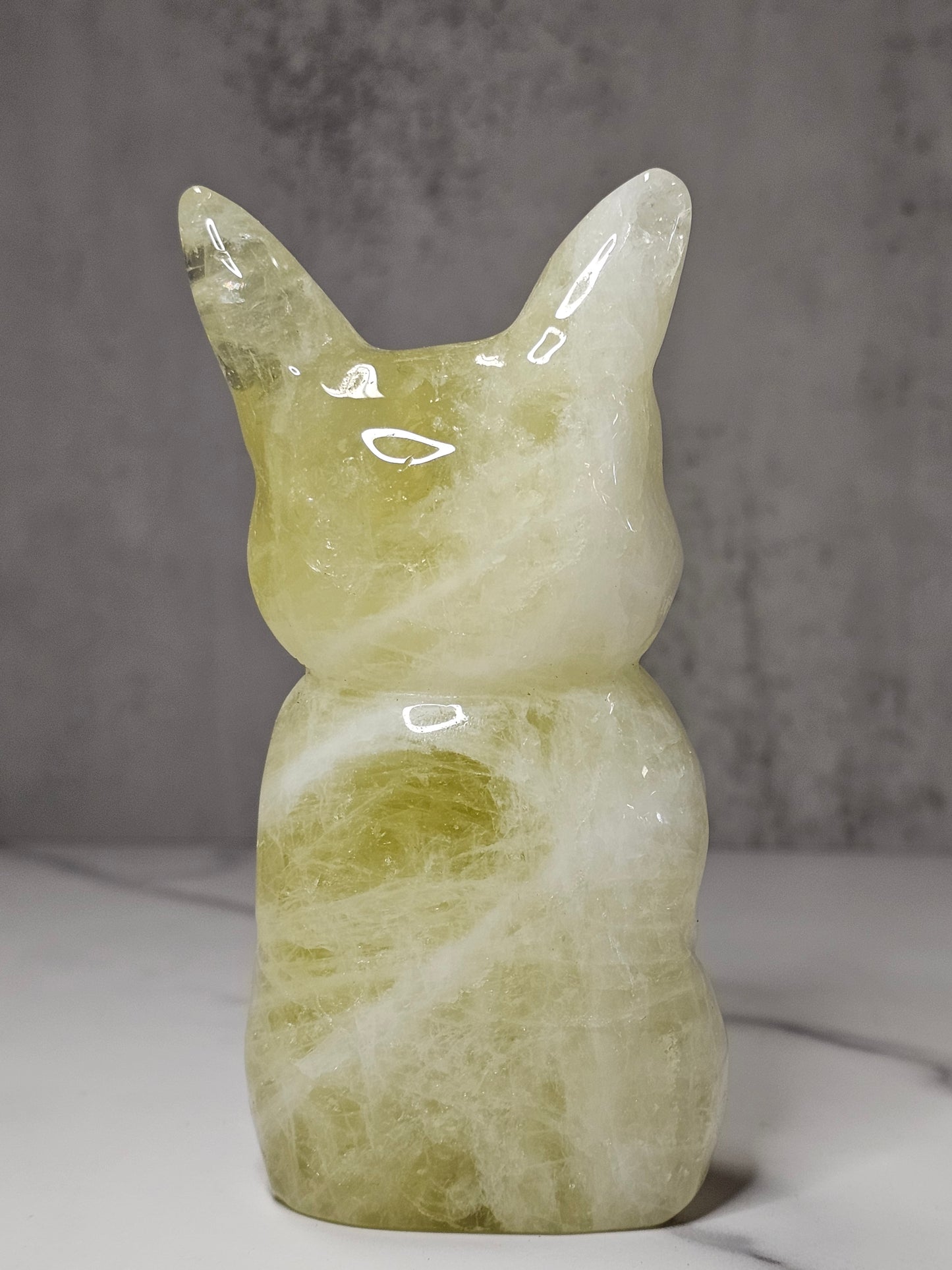 Citrine Pikachu Carving