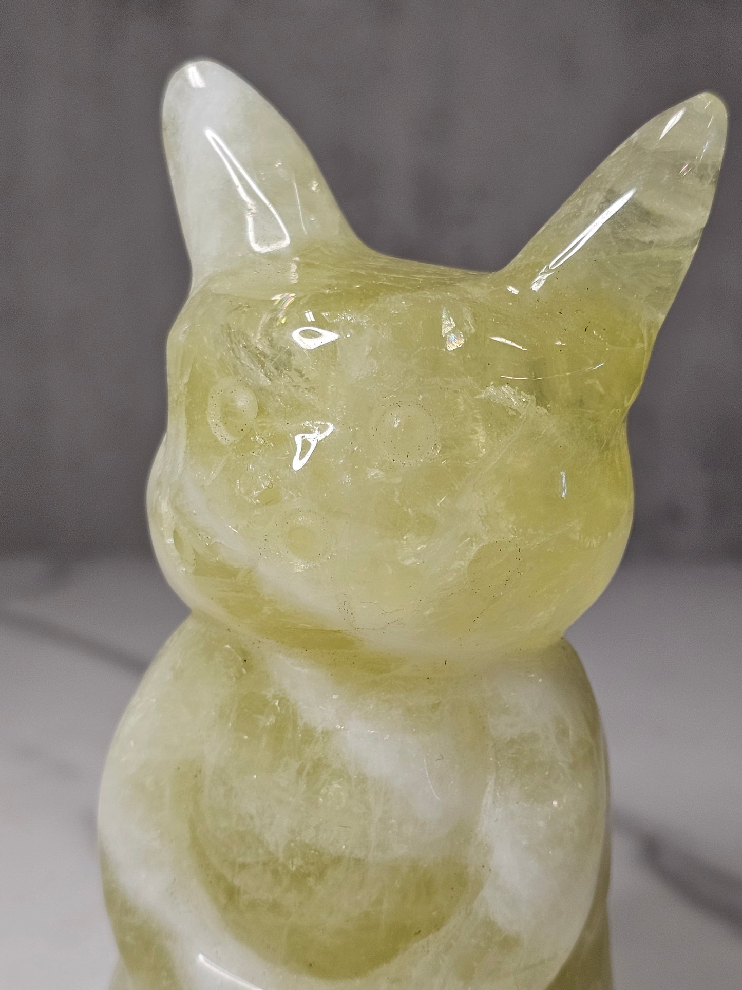 Citrine Pikachu Carving