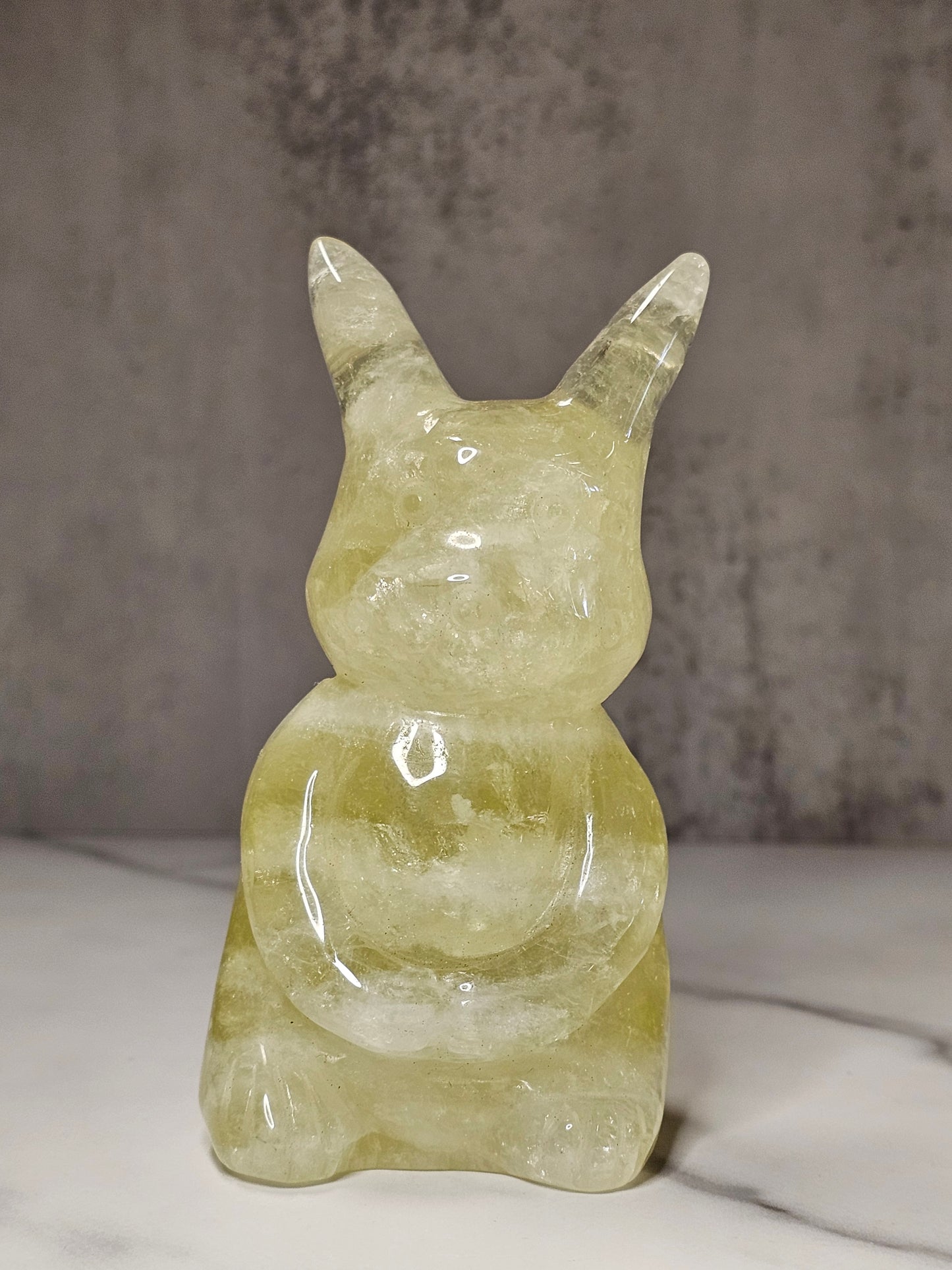 Citrine Pikachu Carving