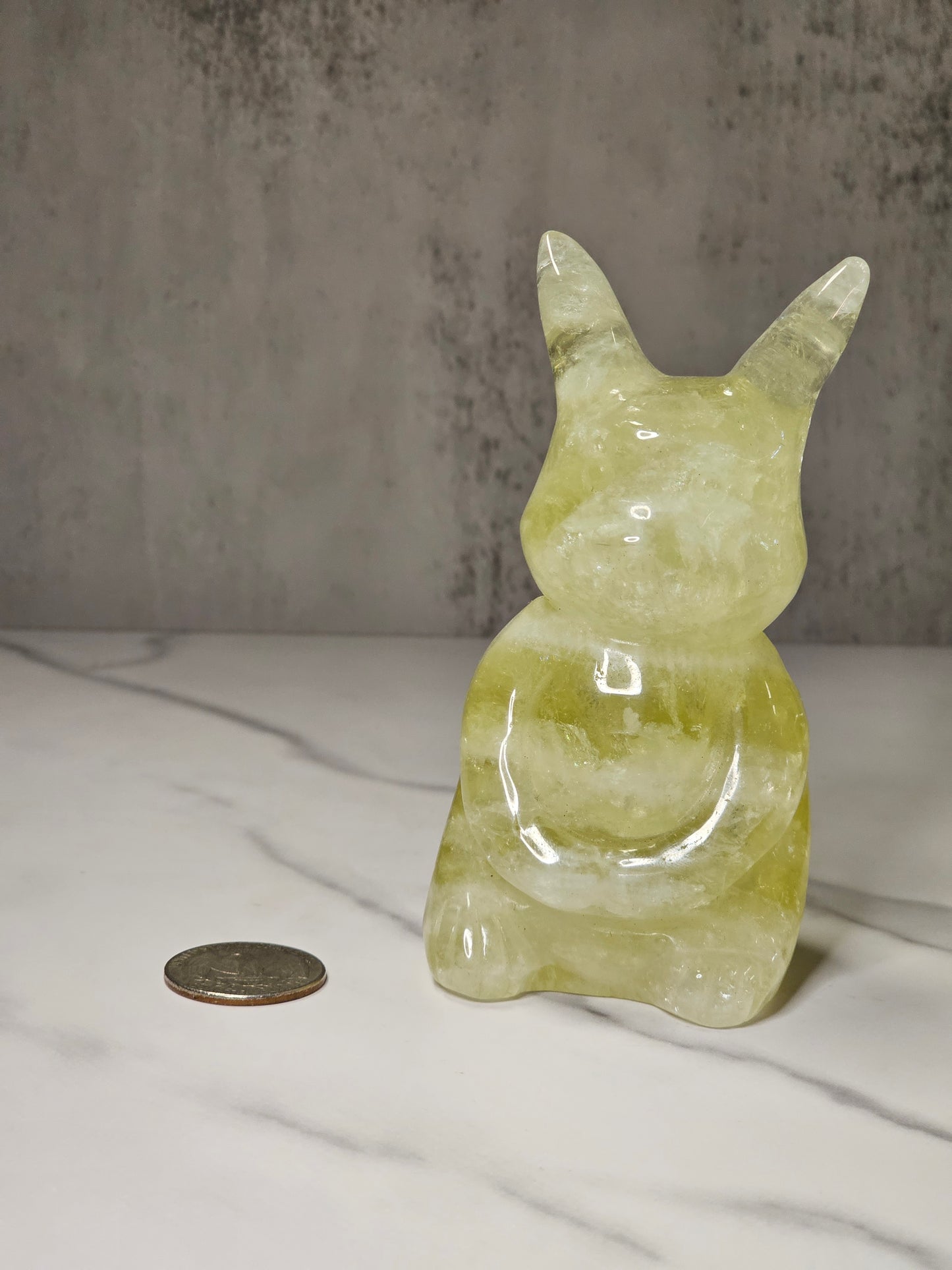 Citrine Pikachu Carving