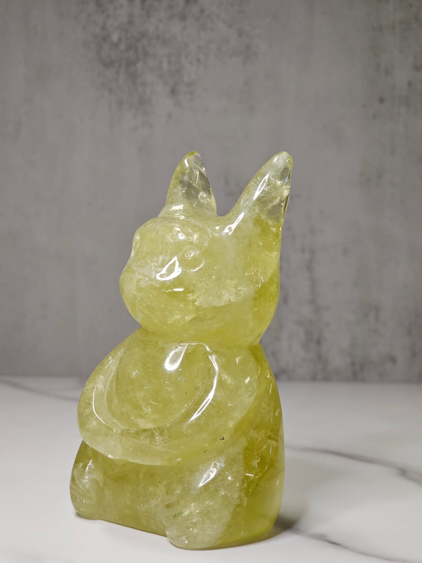 Citrine Pikachu Carving