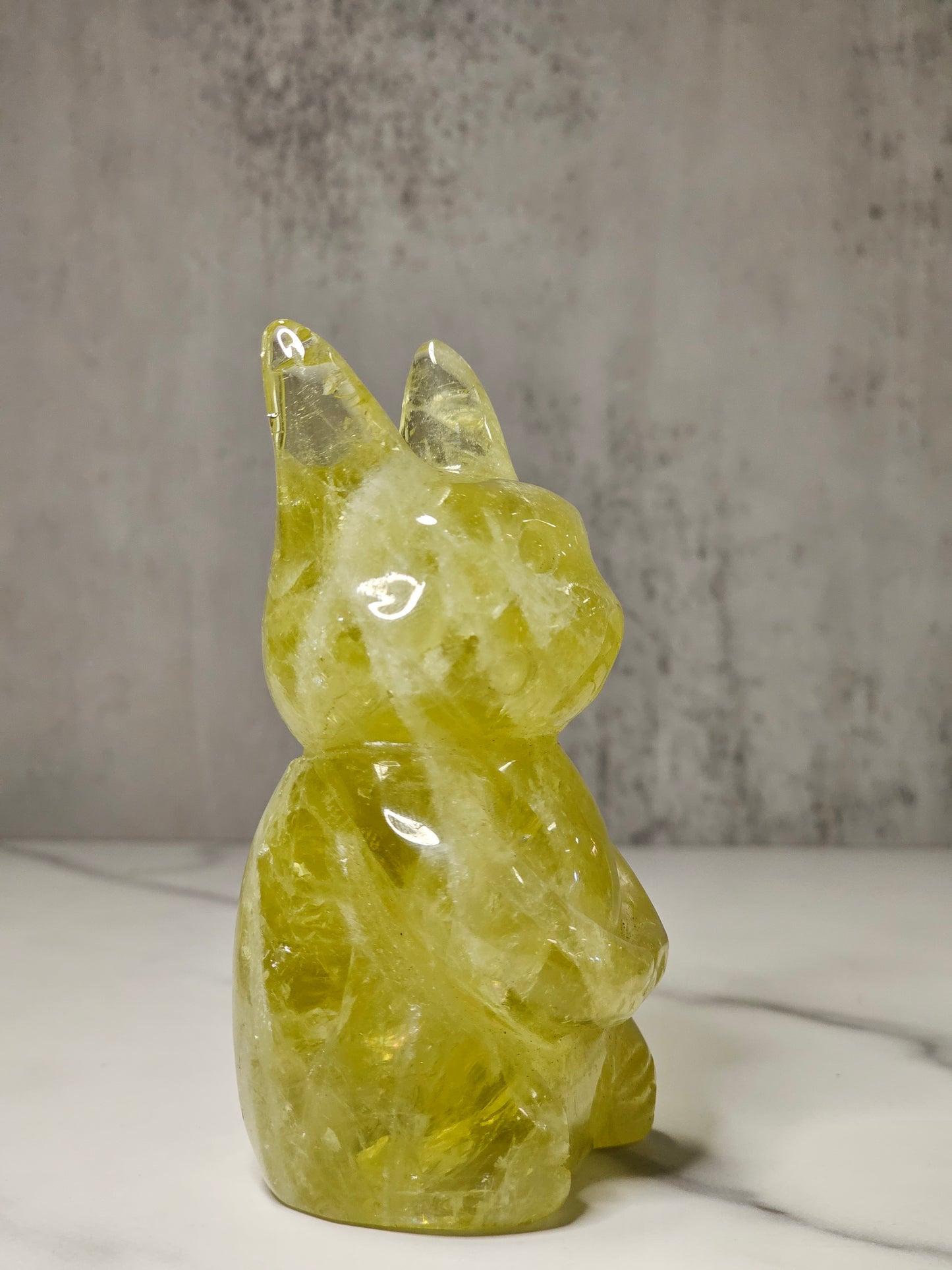 Citrine Pikachu Carving