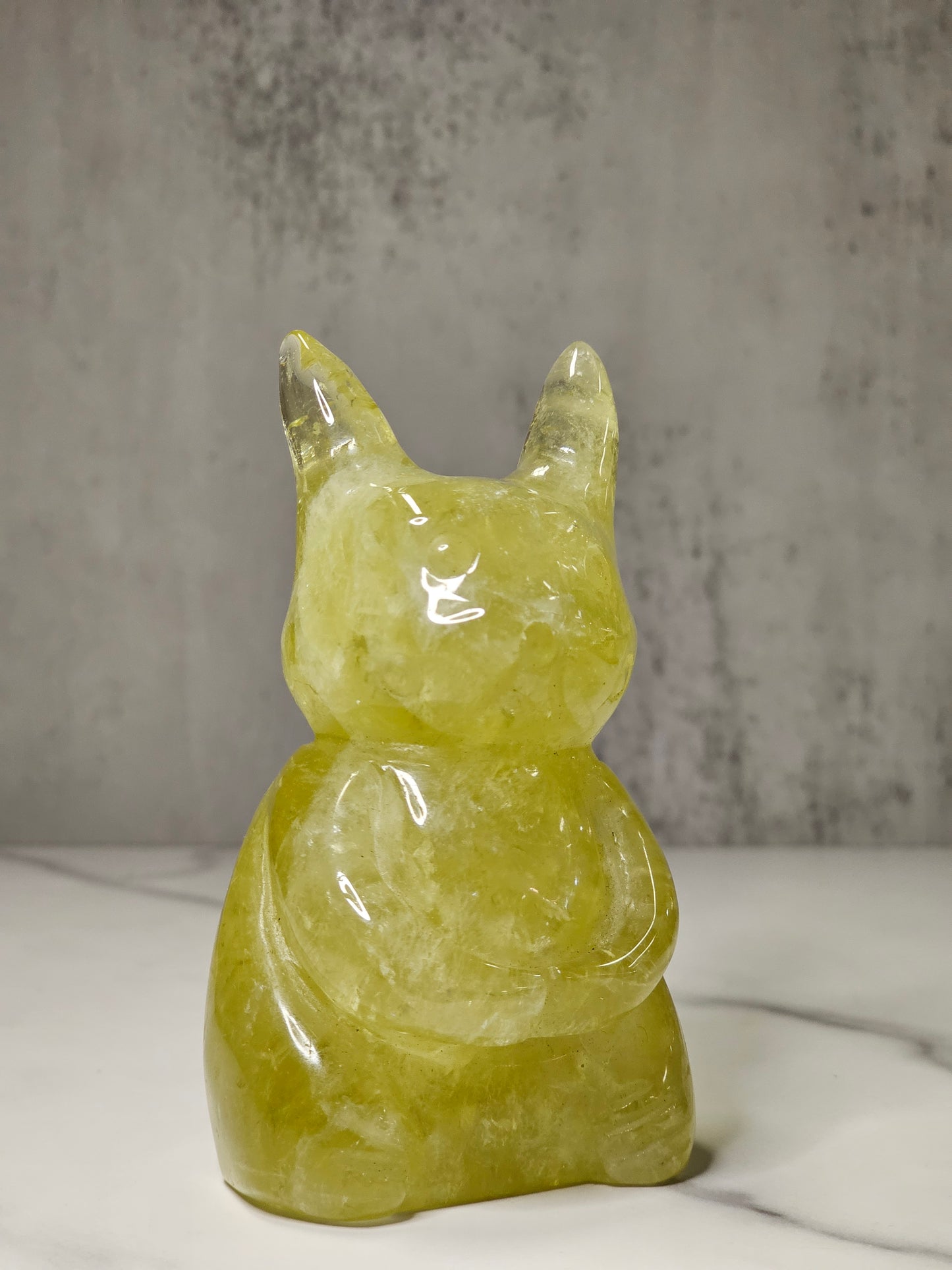 Citrine Pikachu Carving