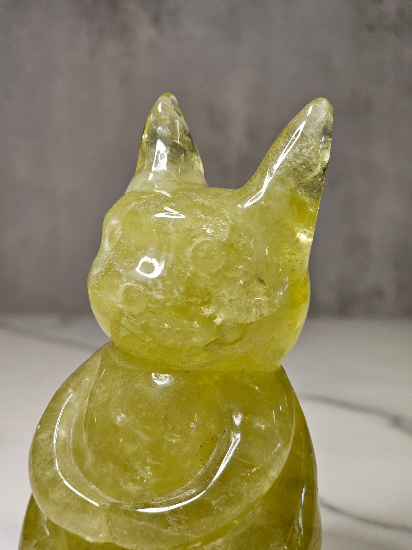 Citrine Pikachu Carving