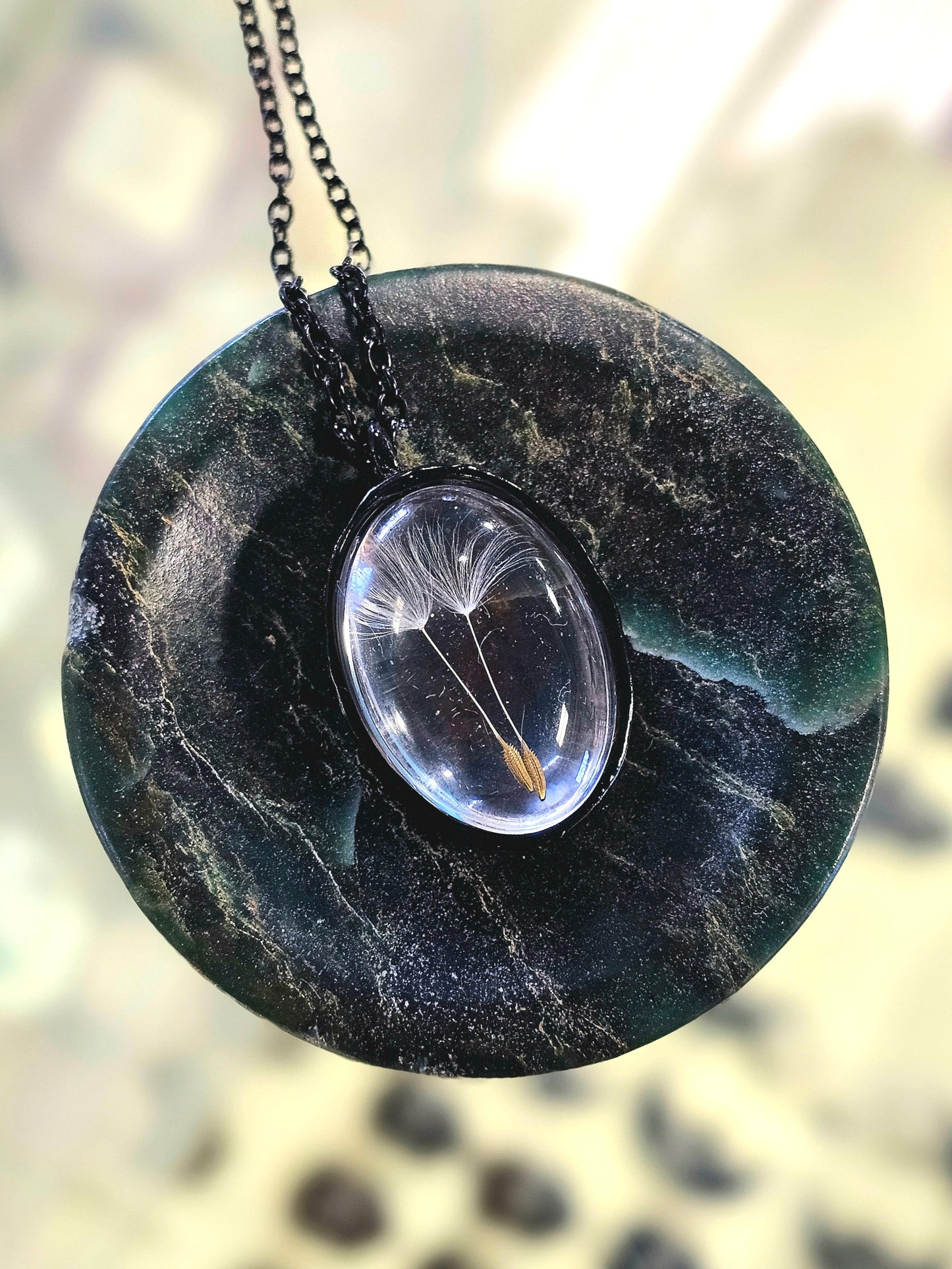 Dandelion Seed Wish Necklace