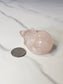 Rose Quartz Sleeping Cat Carving