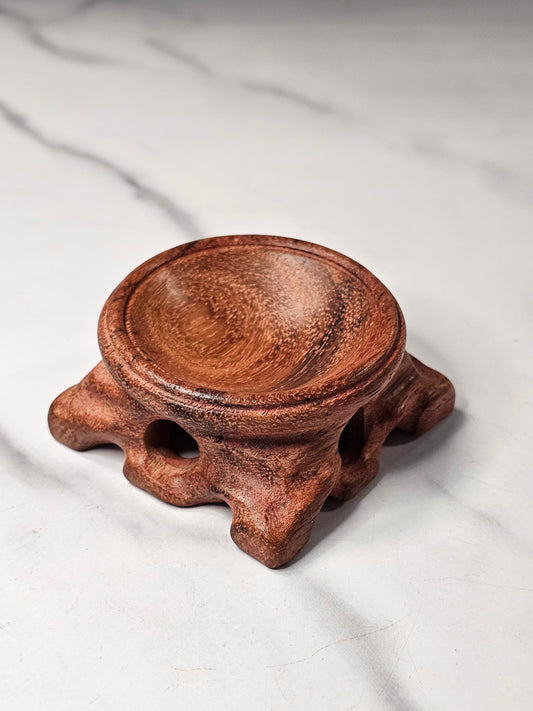 Wood Sphere Holder/Stand