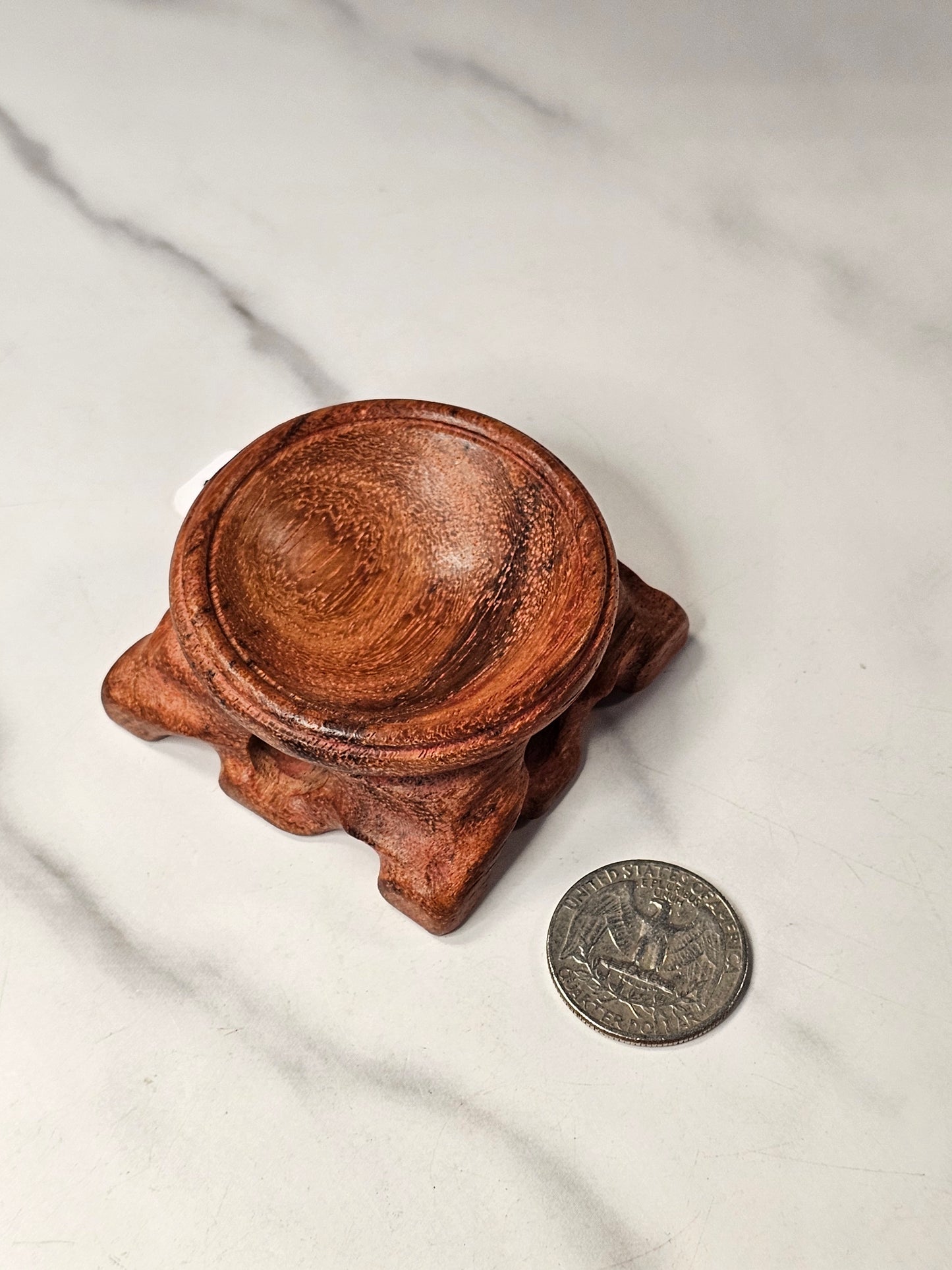 Wood Sphere Holder/Stand