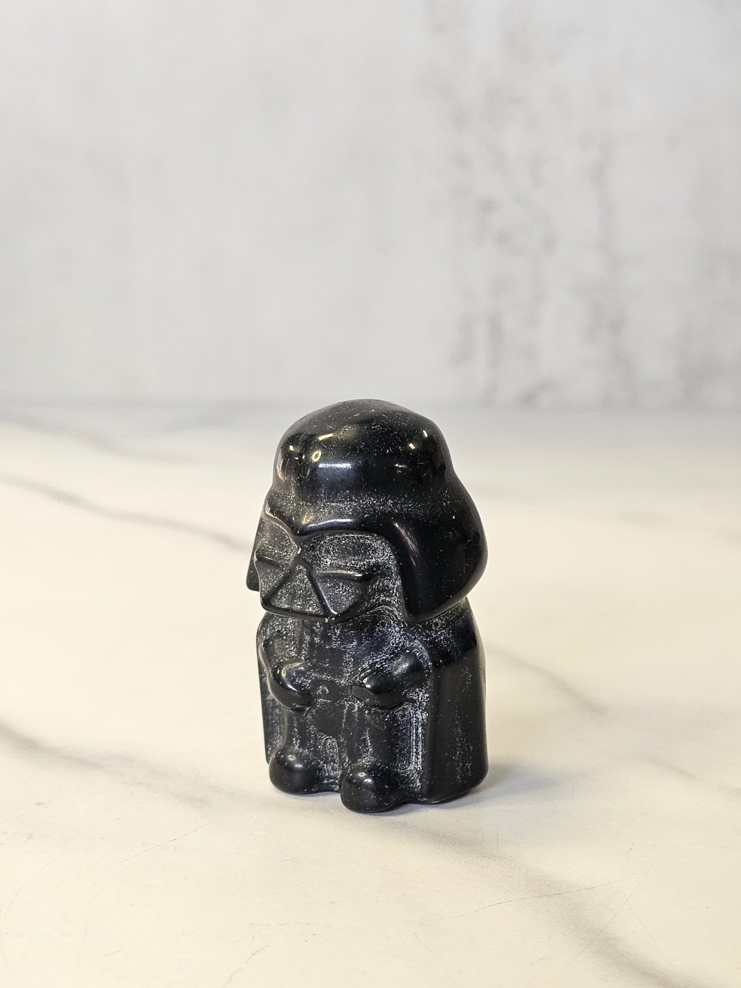 Obsidian Darth Vader Carving