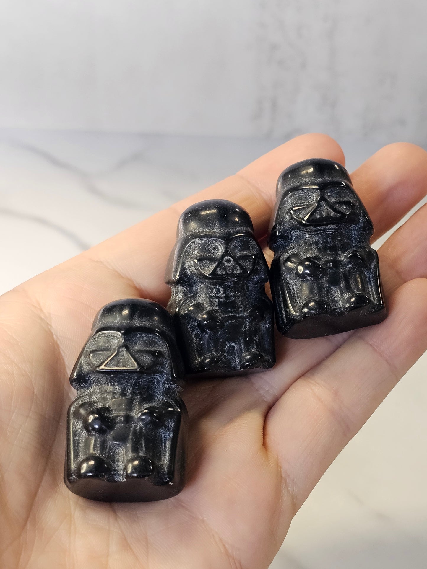 Obsidian Darth Vader Carving