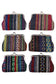 Woven Kiss-Lock Closure Coin Bag