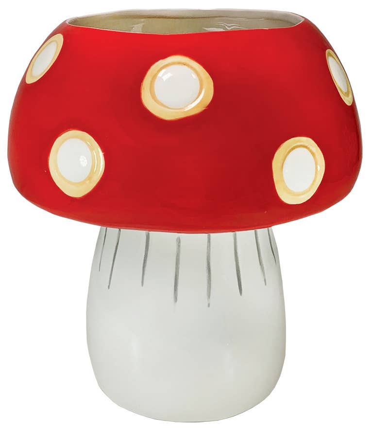 Ceramic Mushroom Planter