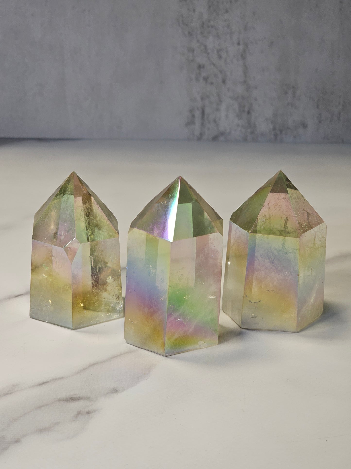 Aura Citrine Tower