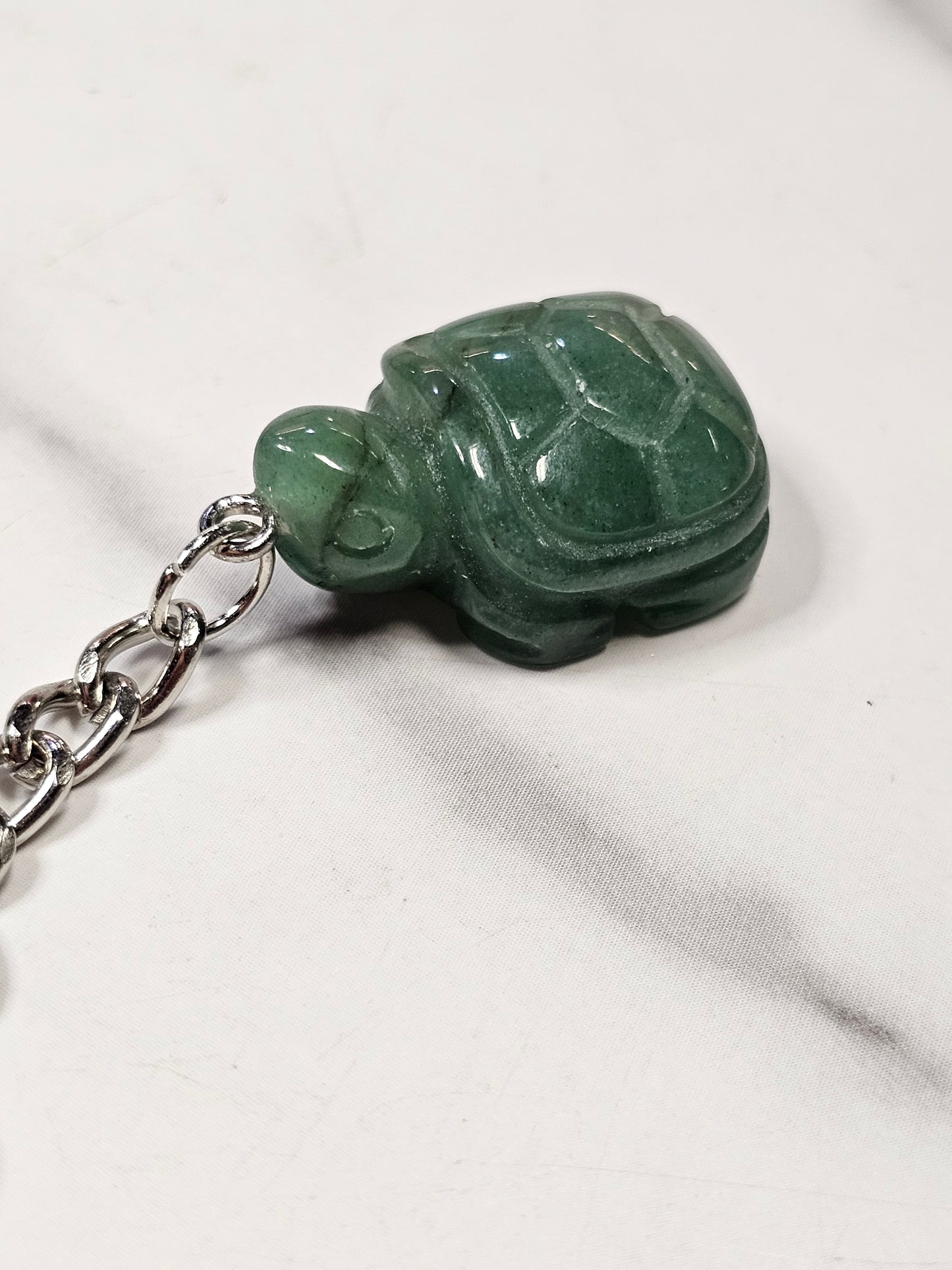 Crystal Turtle Keychain