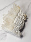 Quartz Point Cluster - Owl Carving