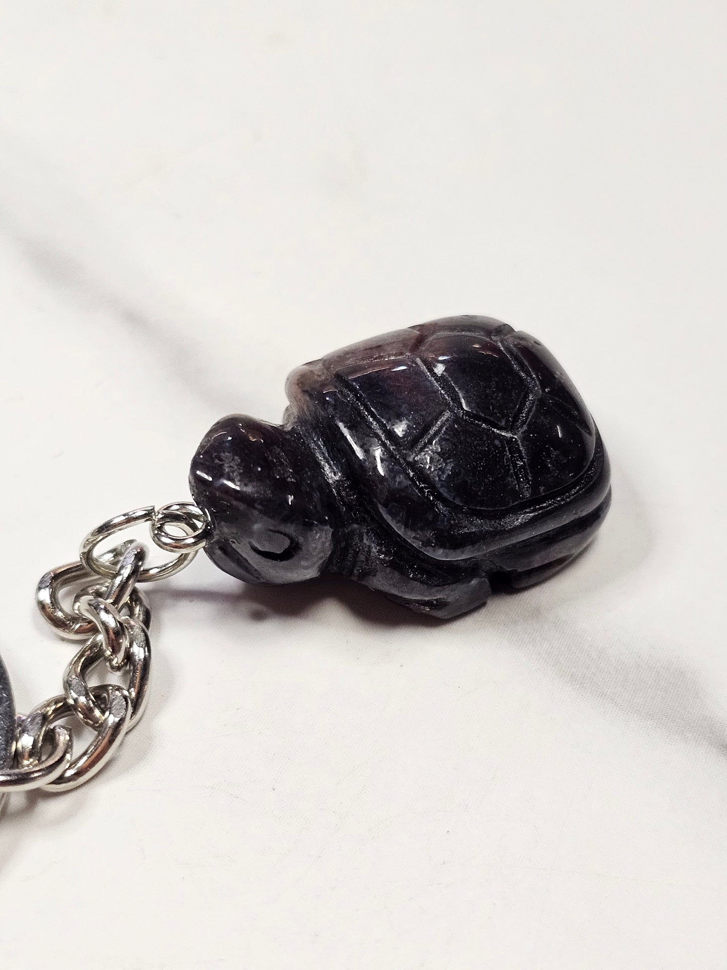 Crystal Turtle Keychain