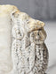 Quartz Point Cluster - Owl Carving
