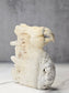 Quartz Point Cluster Eagle Carving
