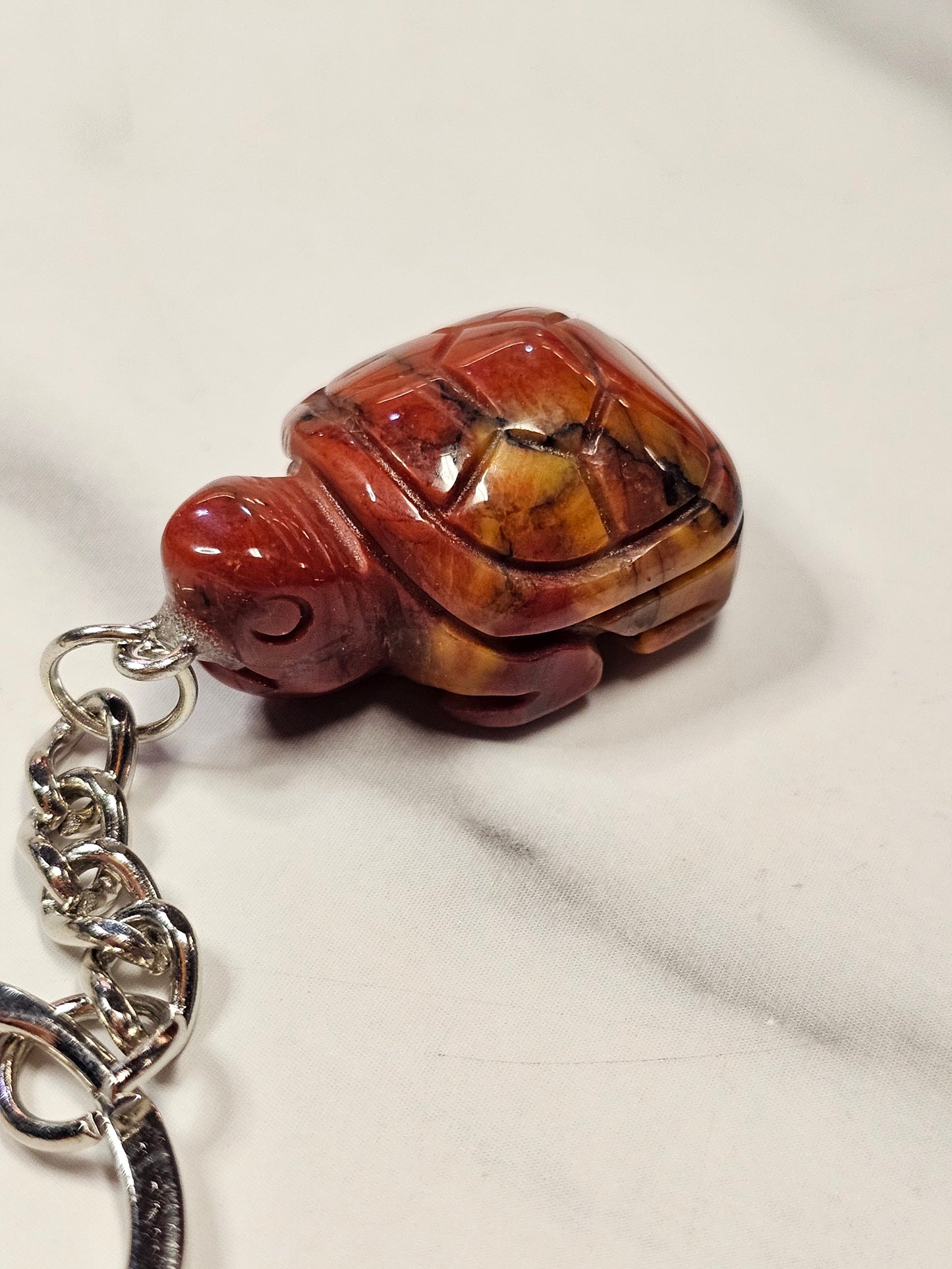 Crystal Turtle Keychain