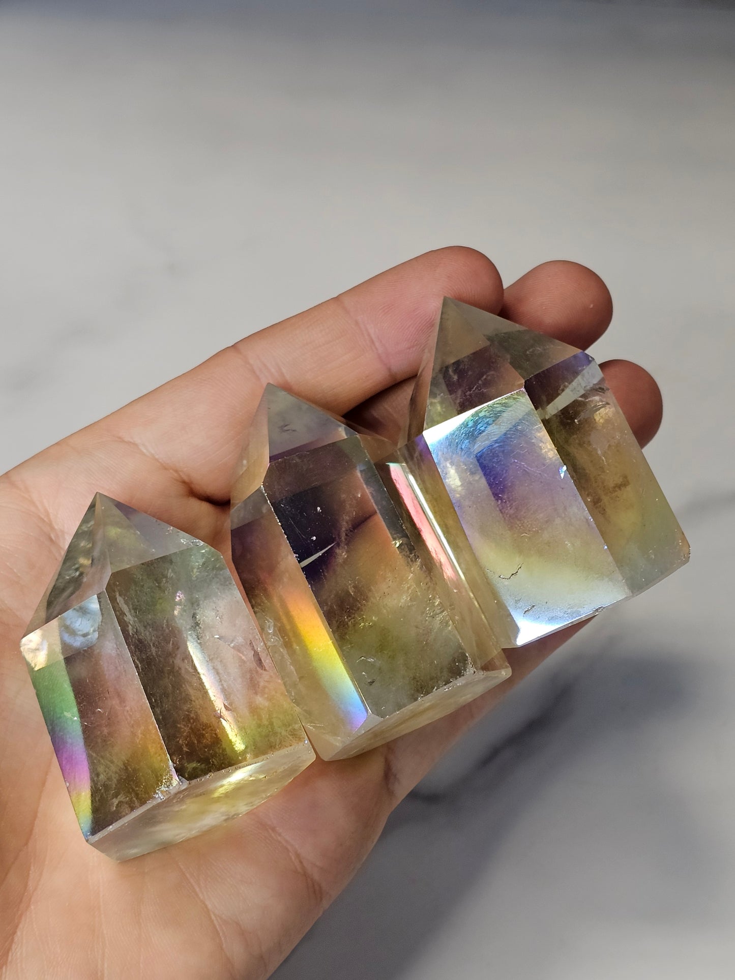Aura Citrine Tower