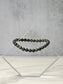 Green Spiderweb Jasper Stretchy Bracelet