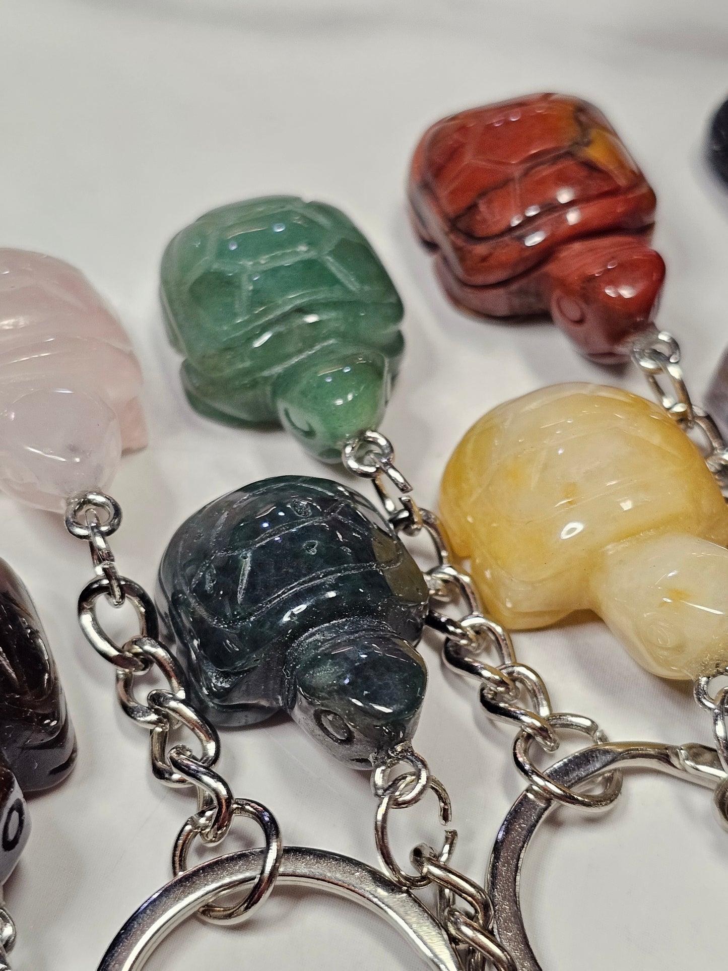 Crystal Turtle Keychain