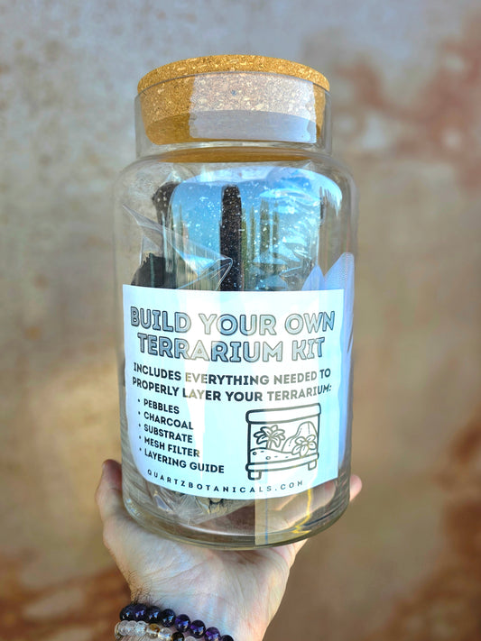 Build Your Own Terrarium Kit - Glass Cork Jar