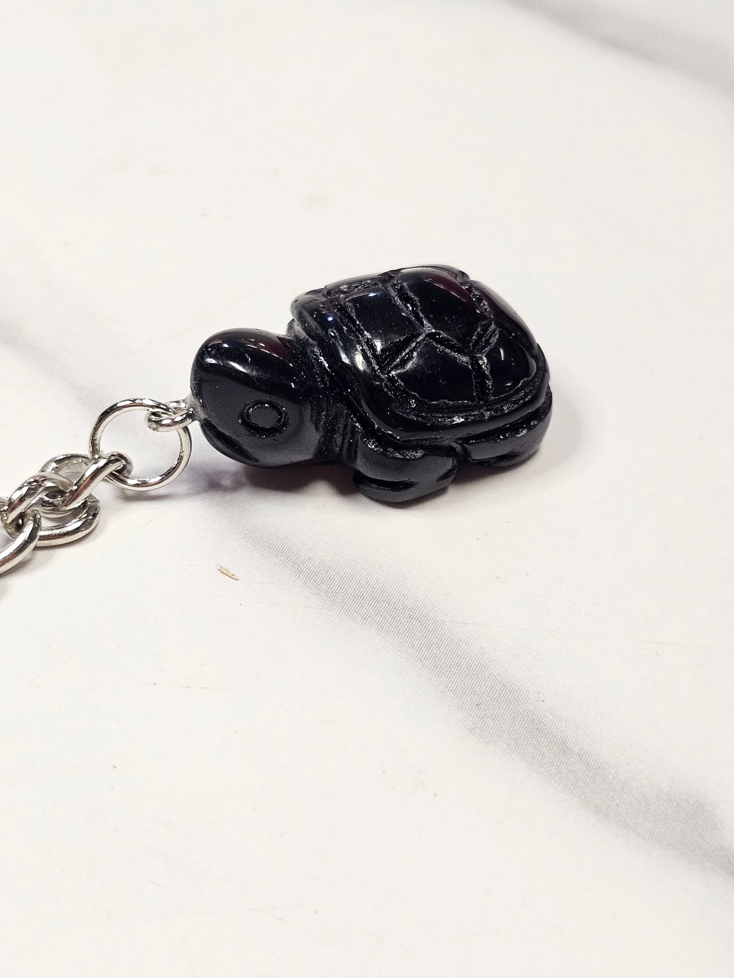 Crystal Turtle Keychain