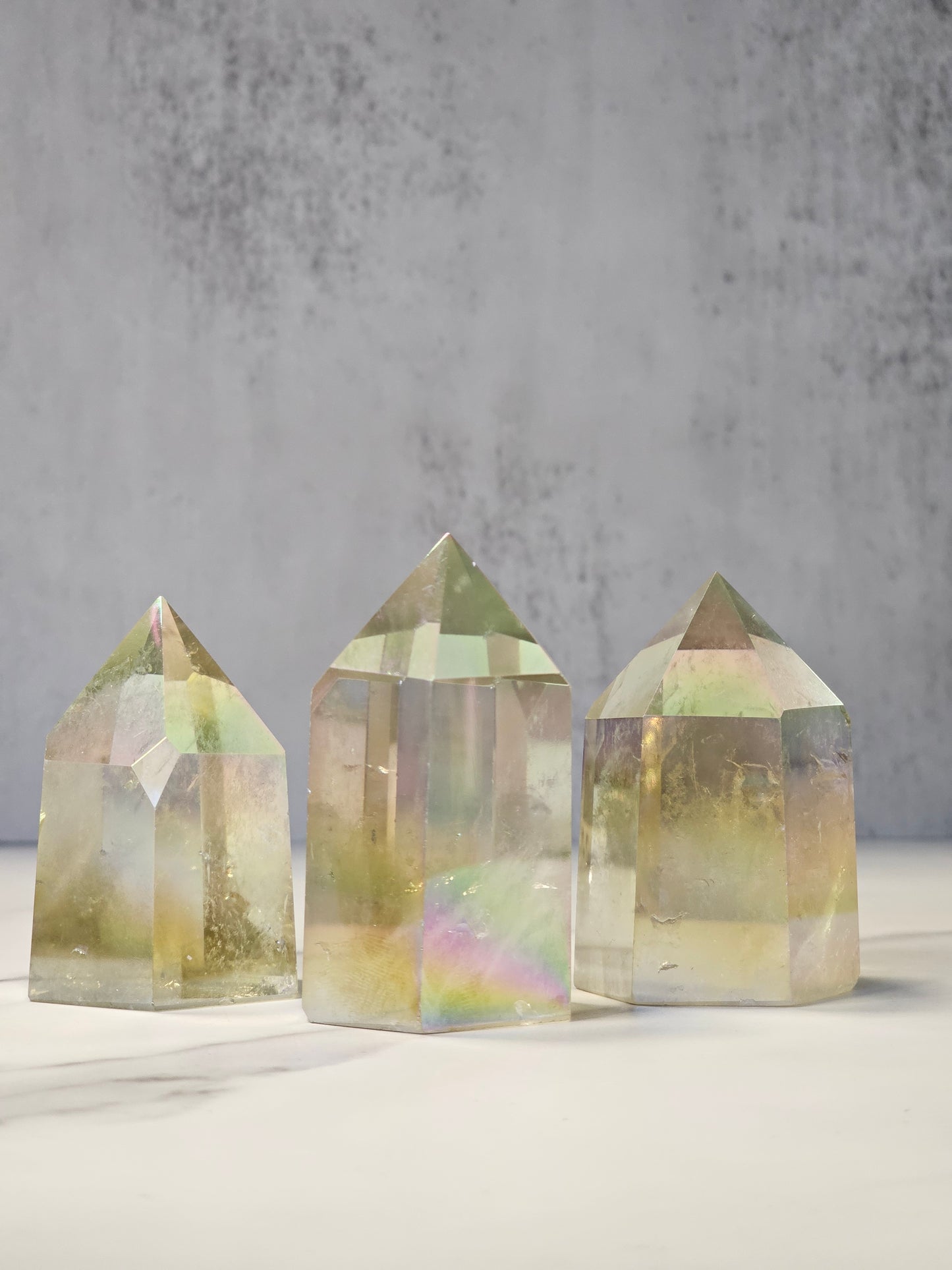 Aura Citrine Tower