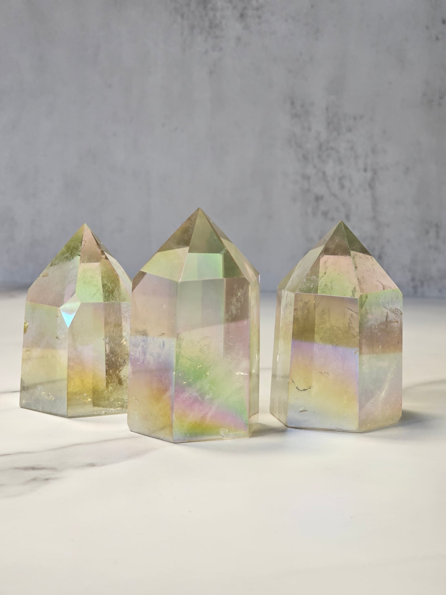 Aura Citrine Tower