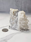 Quartz Point Cluster - Owl Carving