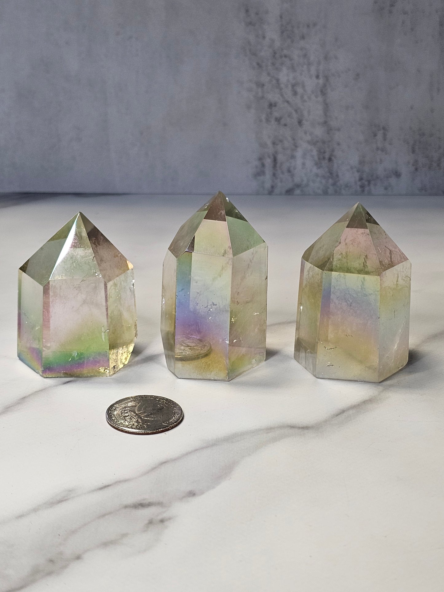 Aura Citrine Tower