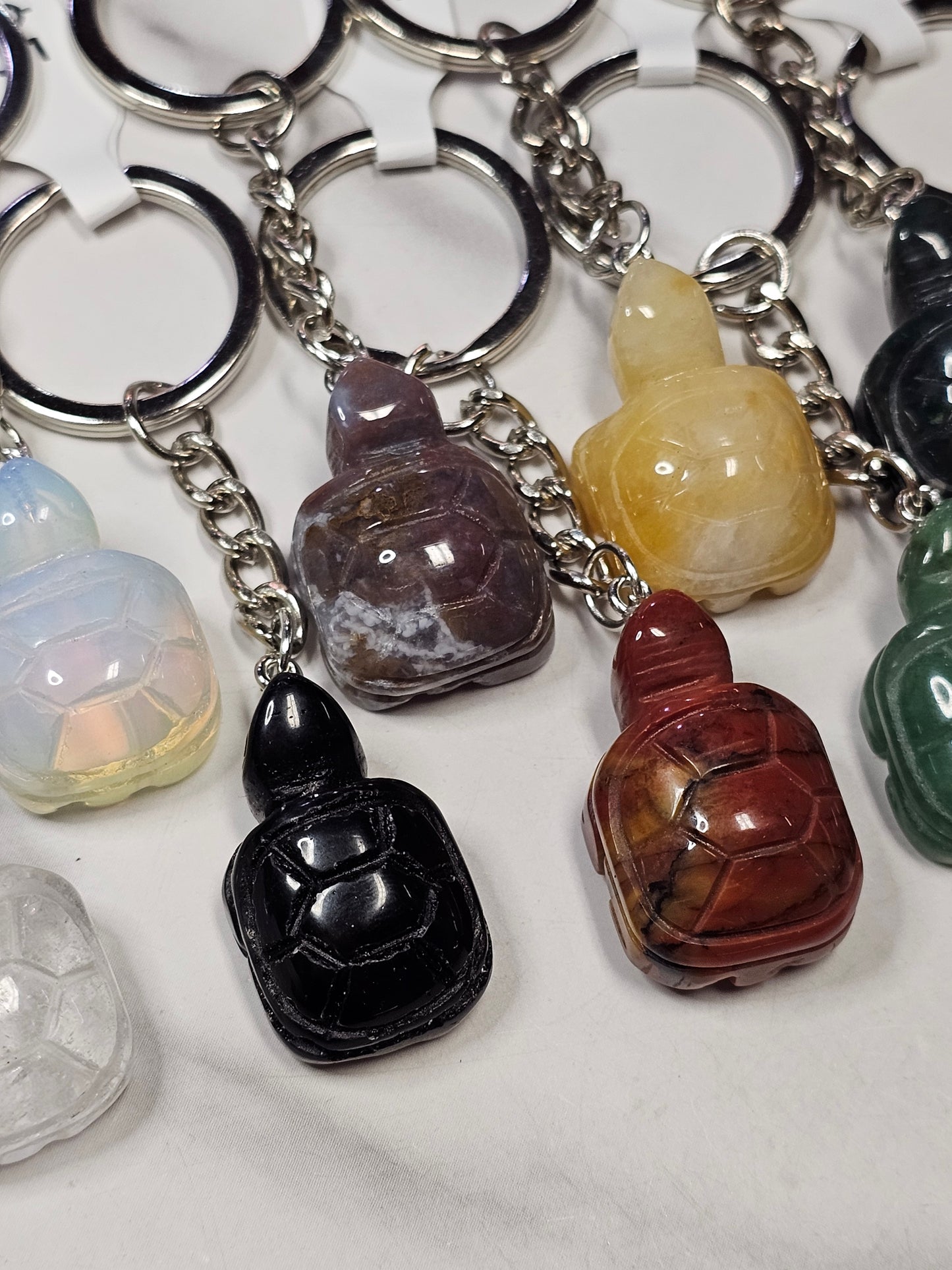 Crystal Turtle Keychain