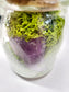 Amethyst Glass Terrarium with Break Your Own Geode