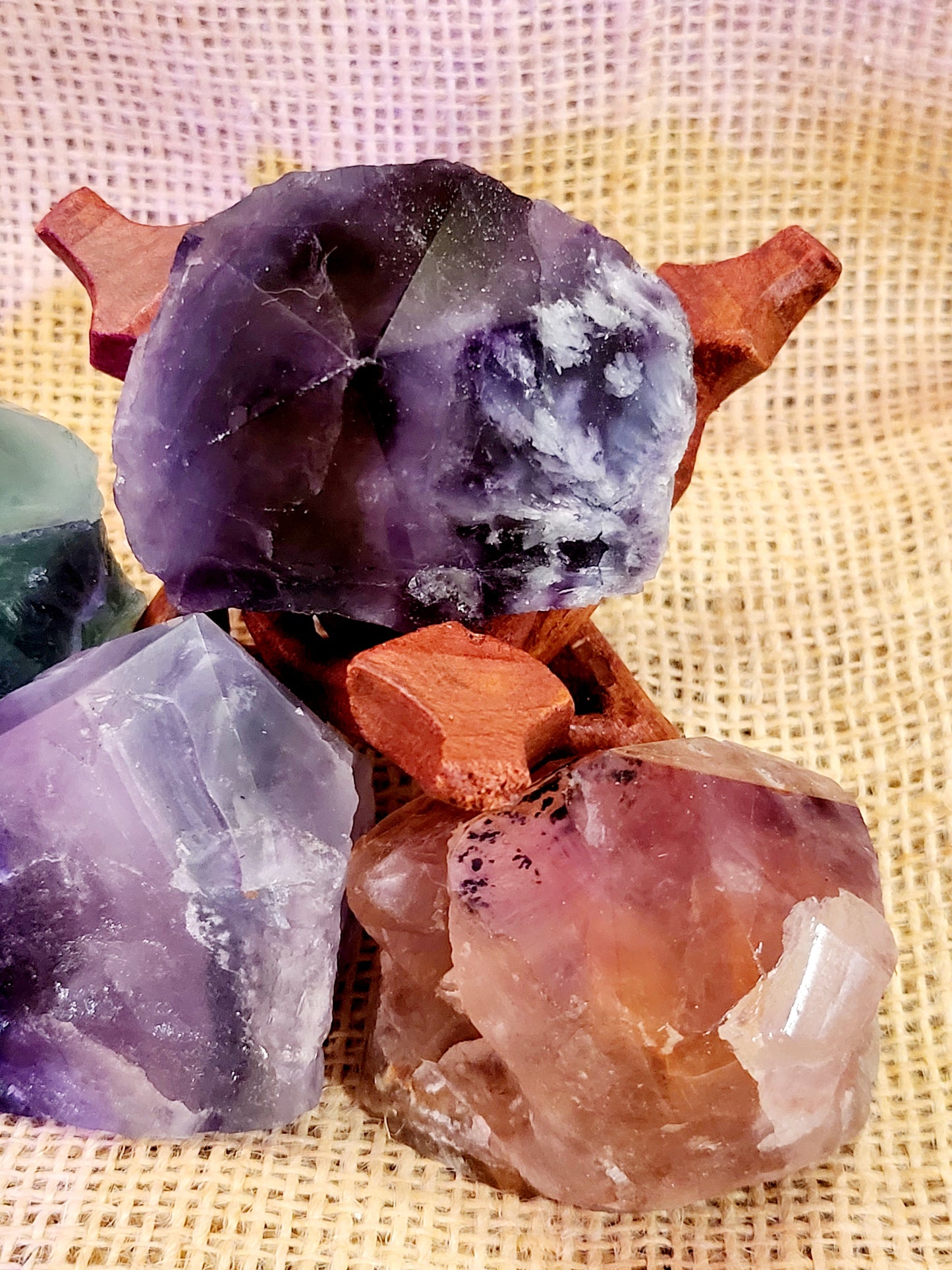 Polished Top Fluorite Point