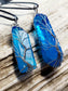 Blue Quartz Tree of Life Silver Wire Wrapped Necklace