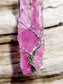 Pink Quartz Tree of Life Silver Wire Wrapped Necklace