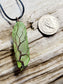 Green Quartz Tree of Life Copper Antiqued Wire Wrapped Necklace
