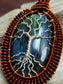 Labradorite Tree of Life Wire Wrapped Pendant Necklace
