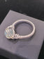 Silver Wire Wrapped Crystal Ring